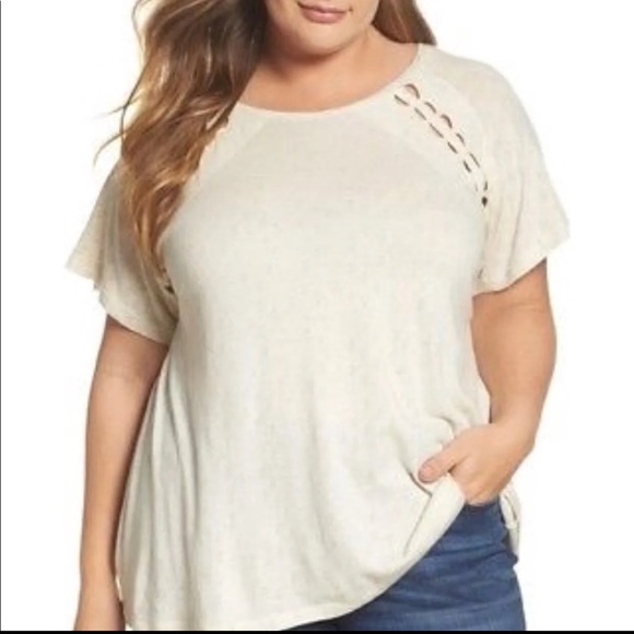 Lucky Brand Tops - New ivory lucky brand top sz.3x